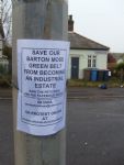 Barton Green Belt Protest Jan 2010